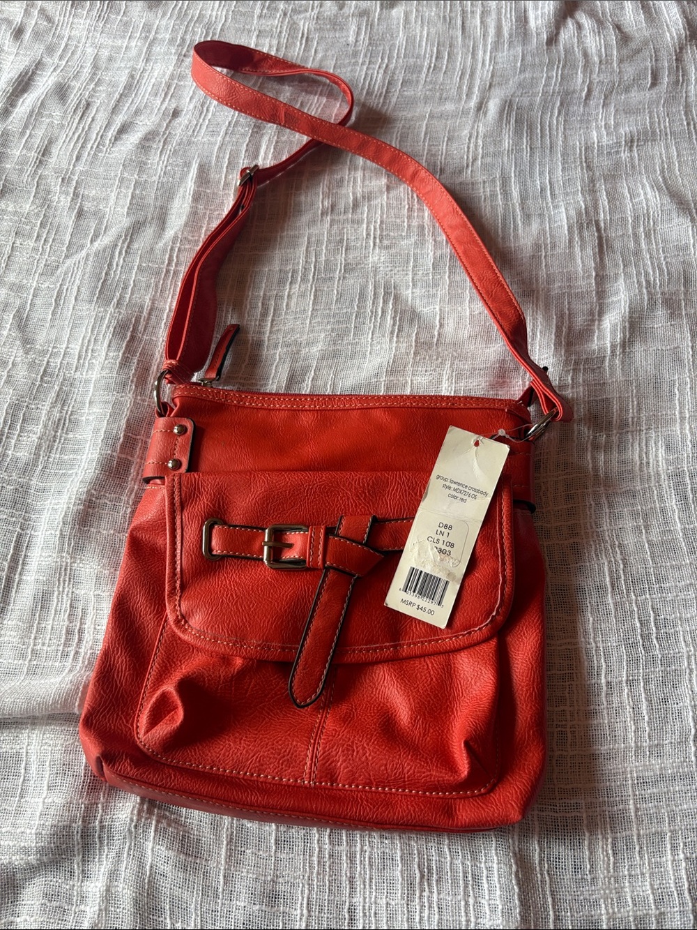 Orange/coral  Crossbody Shoulder Bag -